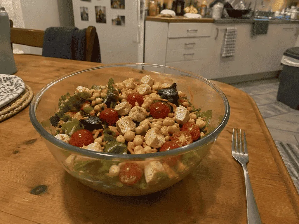 Ensalada compartida por Andrea Castillo