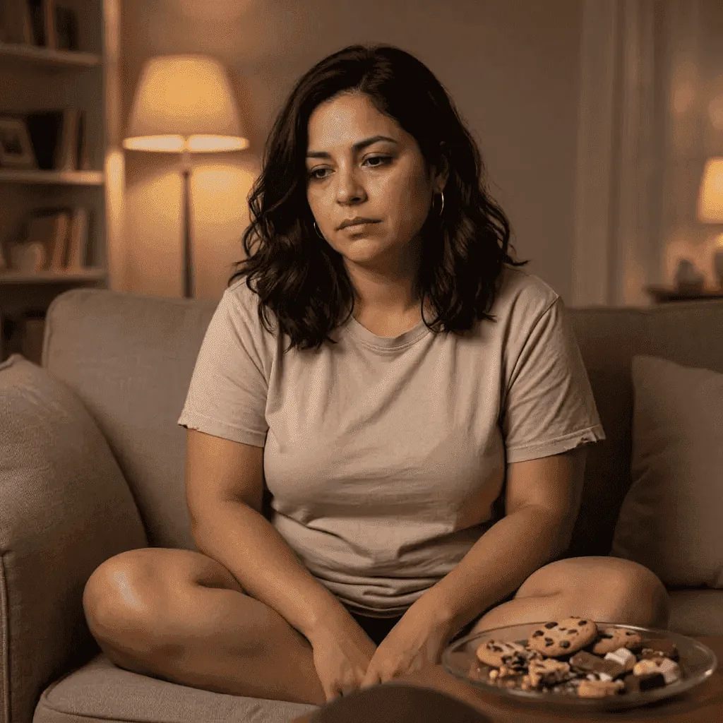 Valentina cuando vivía a las dietas y los antojos
