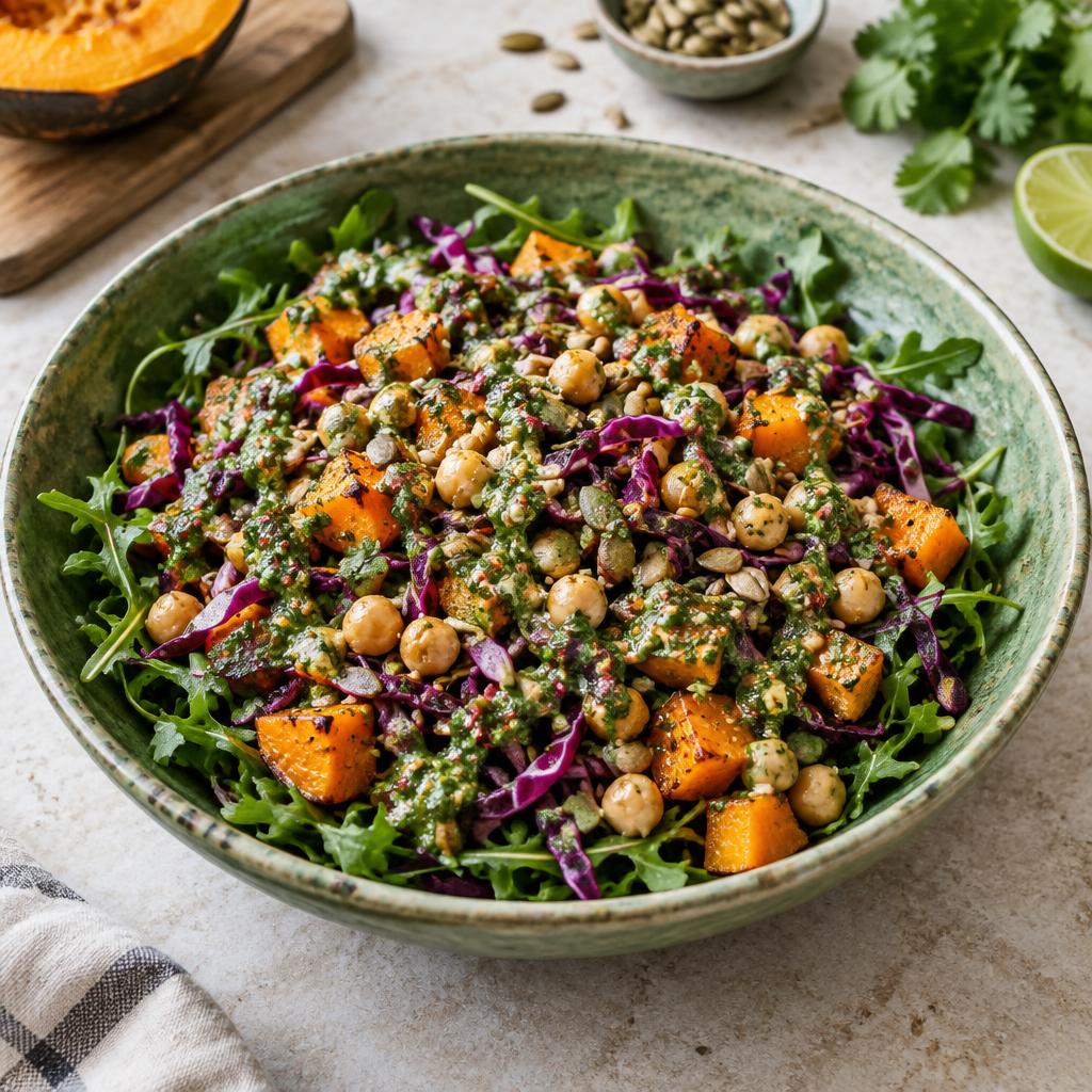 Ensalada fresca preparada con el Método Capa a Capa